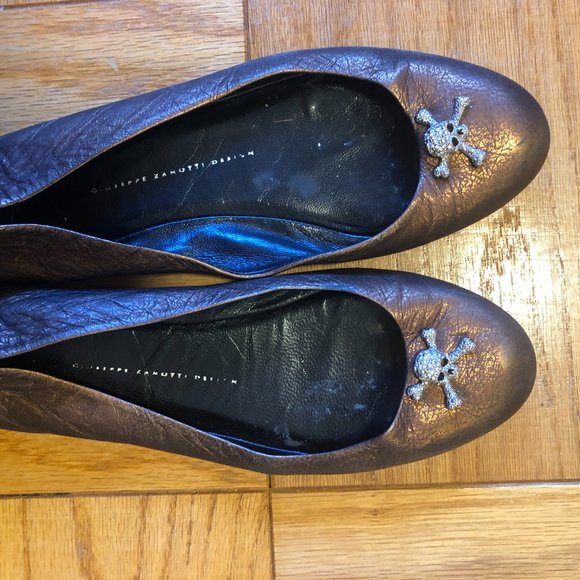 Giuseppe Zanotti Flats with diamond skeleton - Picture 2 of 6